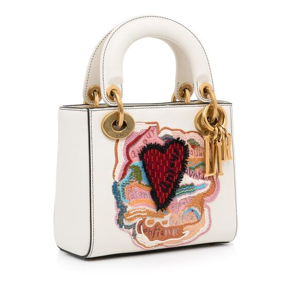 Dior Niki De Saint Phalle Mini Calfskin Dioramour Lady Dior - Picture 1 of 11